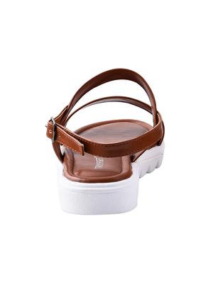 tan back strap sandals - 16699878 - Standard Image - 3