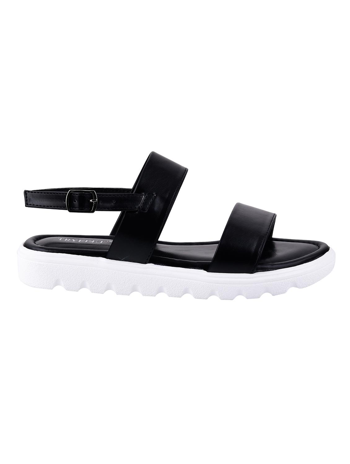 black back strap sandals - 16699879 - Zoom Image - 2