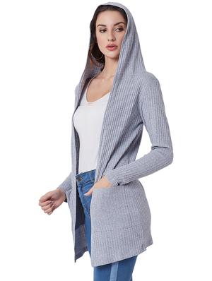 long sleeved hooded shrug - 16700016 - Standard Image - 2