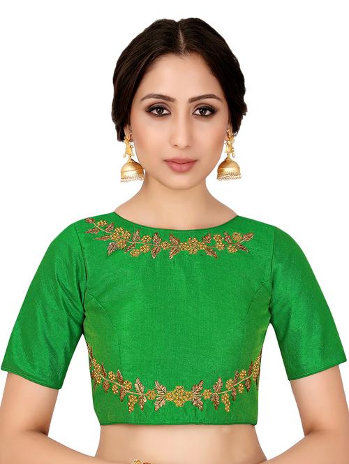 solid embroidered blouse - 16700271 - Standard Image - 1