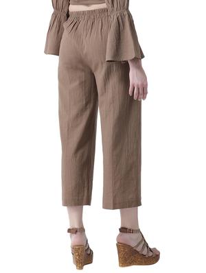 tie front pleated trouser - 16700385 - Standard Image - 3