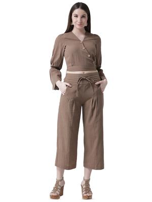 tie front pleated trouser - 16700385 - Standard Image - 4