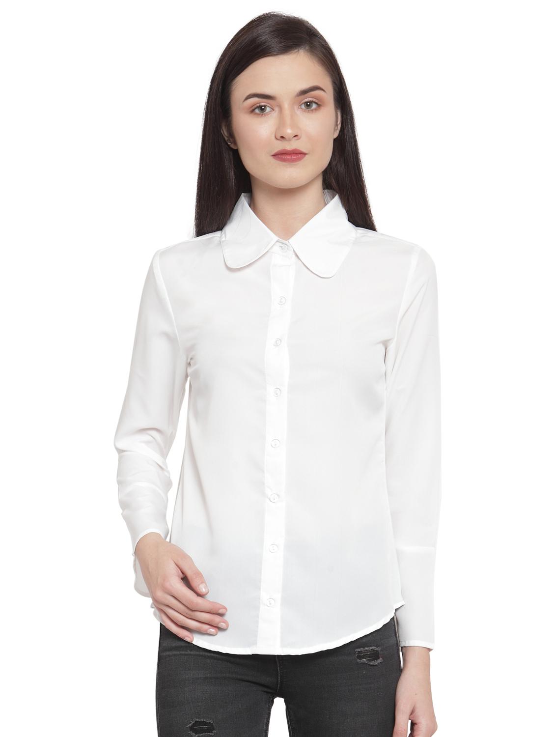 long sleeved solid shirt - 16700664 - Zoom Image - 1
