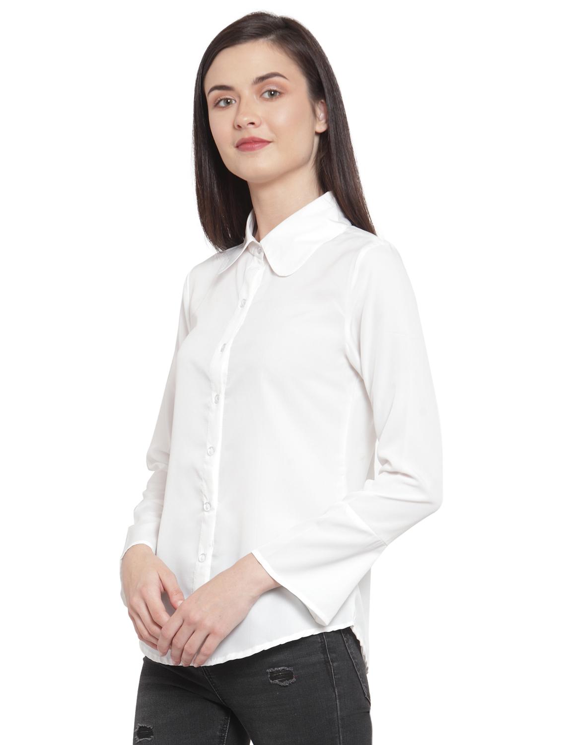 long sleeved solid shirt - 16700664 - Zoom Image - 2