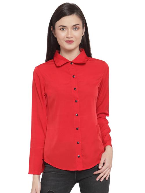 long sleeved solid shirt - 16700665 - Standard Image - 1