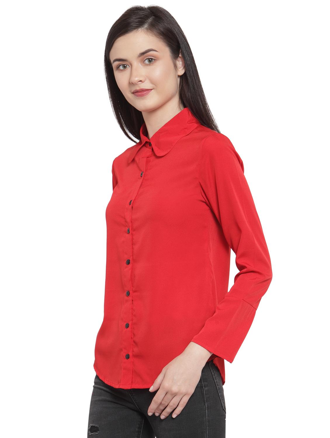 long sleeved solid shirt - 16700665 - Zoom Image - 2