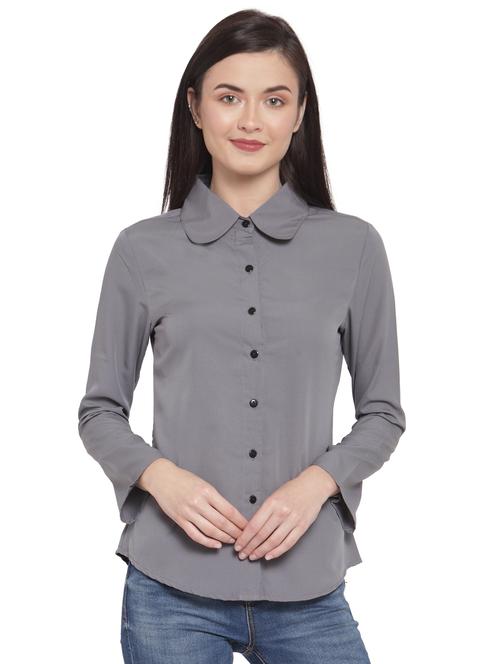 long sleeved solid shirt - 16700668 - Standard Image - 1