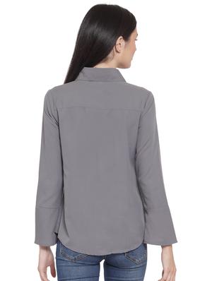 long sleeved solid shirt - 16700668 - Standard Image - 3