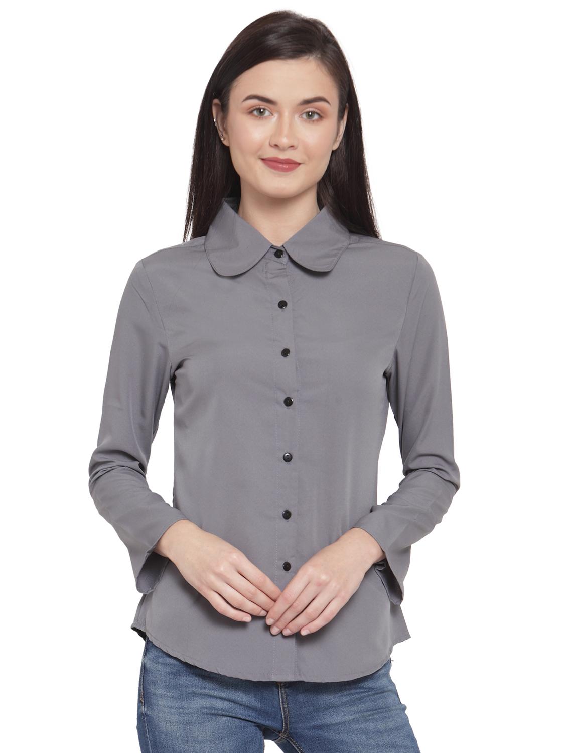 long sleeved solid shirt - 16700668 - Zoom Image - 1