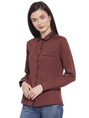 long sleeved solid shirt - 16700676 - Standard Image - 2