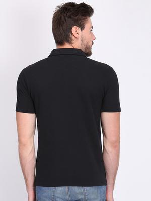 black solid t-shirt - 16700875 - Standard Image - 3