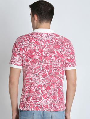 pink printed t-shirt - 16700877 - Standard Image - 3