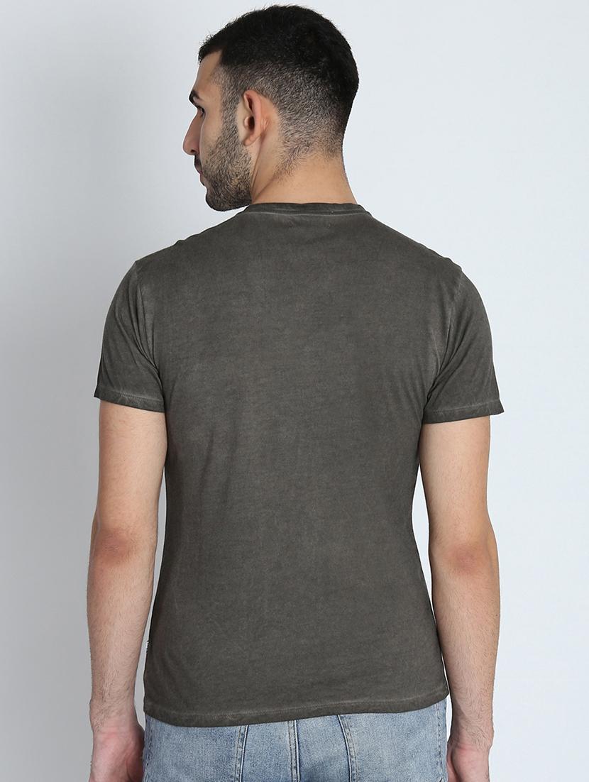 grey solid t-shirt - 16700922 - Zoom Image - 3