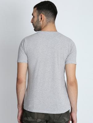 grey striped t-shirt - 16700927 - Standard Image - 3