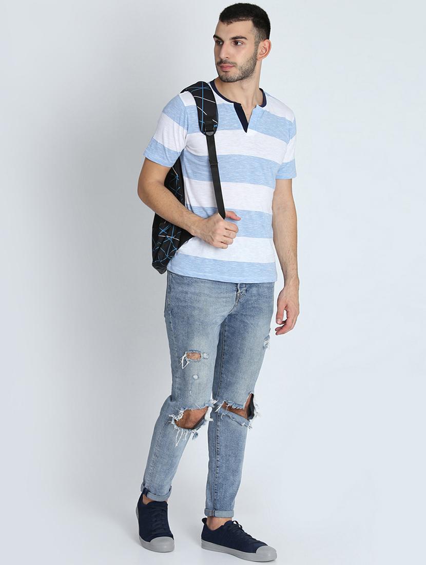 white striped t-shirt - 16700935 - Zoom Image - 4