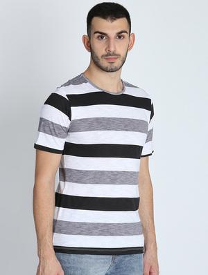 grey striped t-shirt - 16700958 - Standard Image - 2