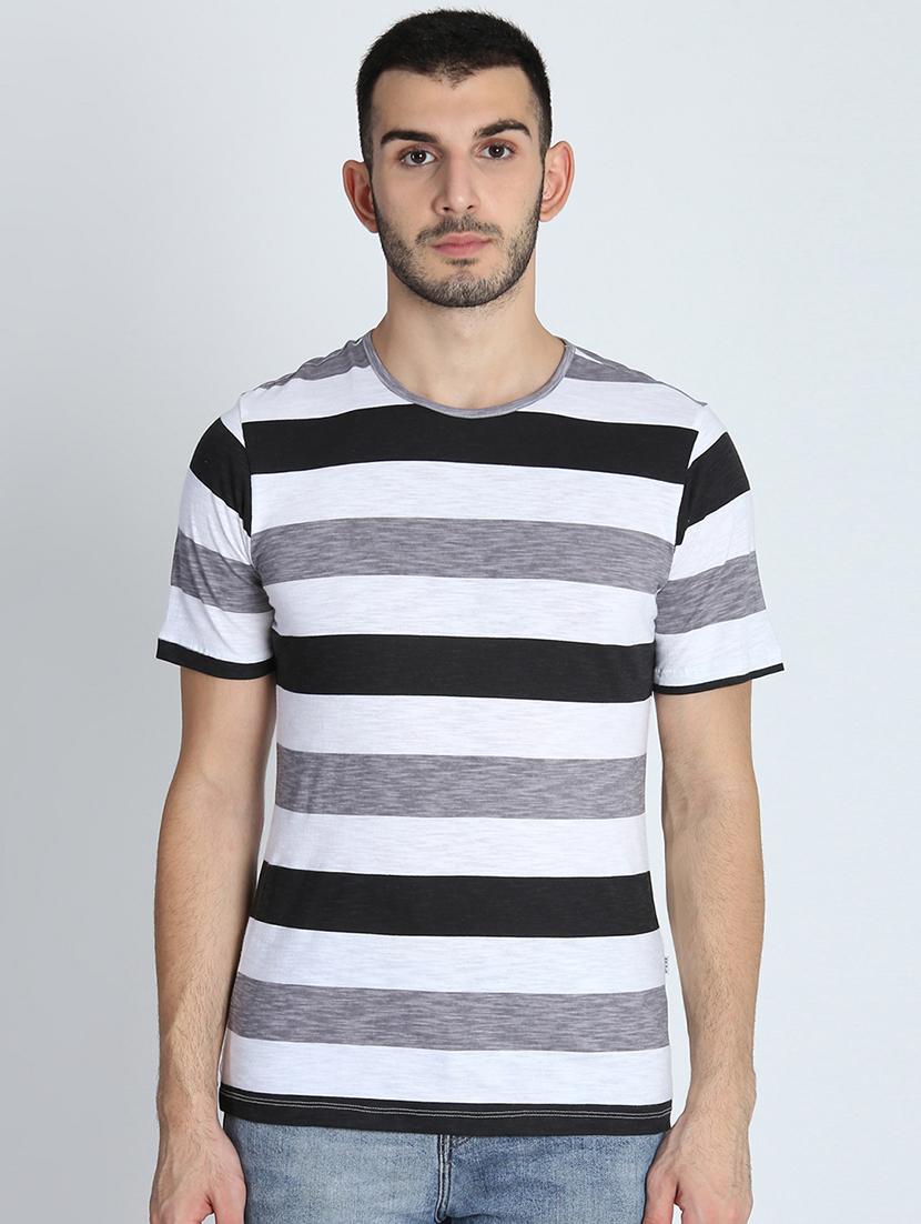 grey striped t-shirt - 16700958 - Zoom Image - 1
