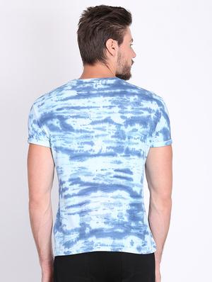 blue tie & dye t-shirt - 16700976 - Standard Image - 4