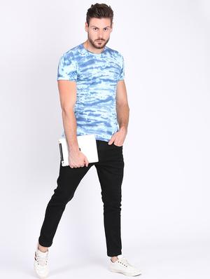 blue tie & dye t-shirt - 16700976 - Standard Image - 5