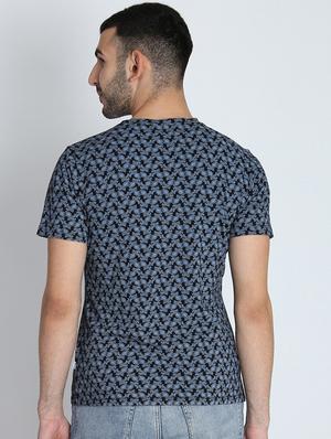 blue printed t-shirt - 16700981 - Standard Image - 4