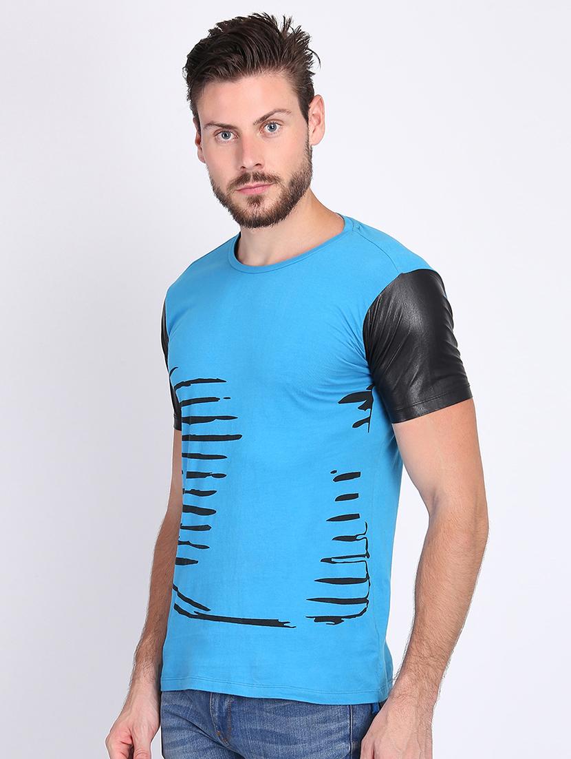 blue printed t-shirt - 16700993 - Zoom Image - 2