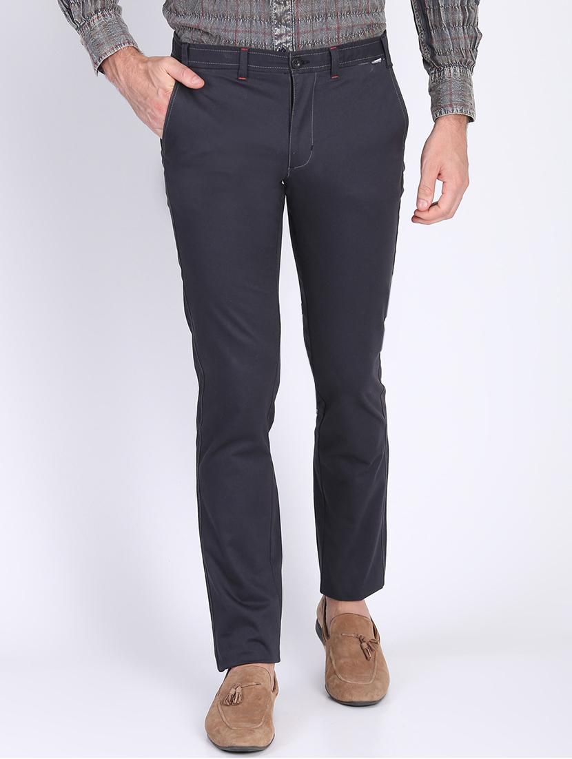 grey solid chinos - 16701001 - Zoom Image - 1