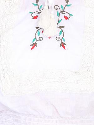 tie up neck lace detail top - 16701455 - Standard Image - 5