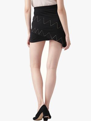high rise embellished asymmetric skirt - 16701546 - Standard Image - 3