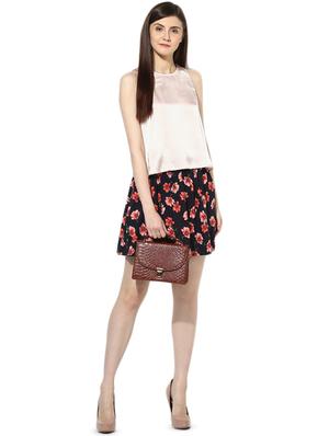 high rise floral a-line skirt - 16701577 - Standard Image - 4