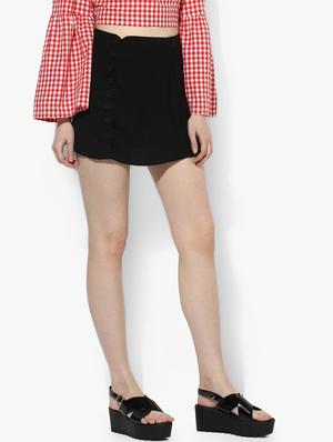 high rise solid a-line skirt - 16701582 - Standard Image - 2