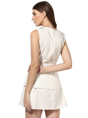 button detail a-line dress - 16701645 - Standard Image - 3