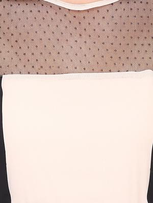 round neck eyelet detail sheath dress - 16701780 - Standard Image - 5