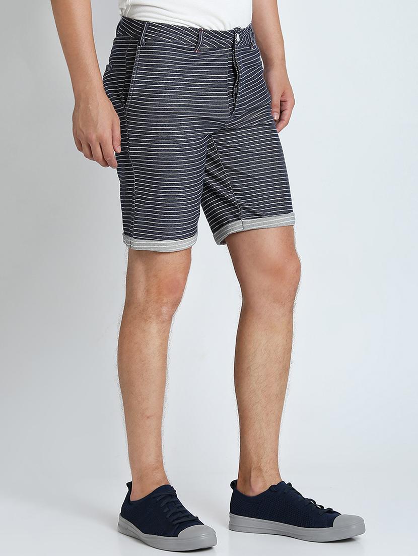 blue striped shorts - 16701802 - Zoom Image - 2