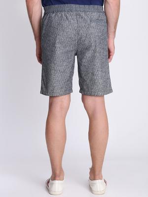 grey printed shorts - 16701824 - Standard Image - 3