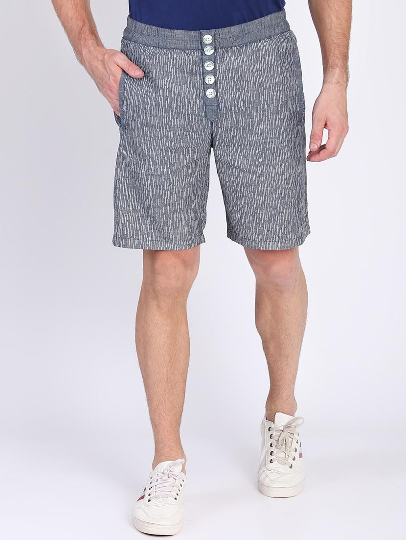 grey printed shorts - 16701824 - Zoom Image - 1