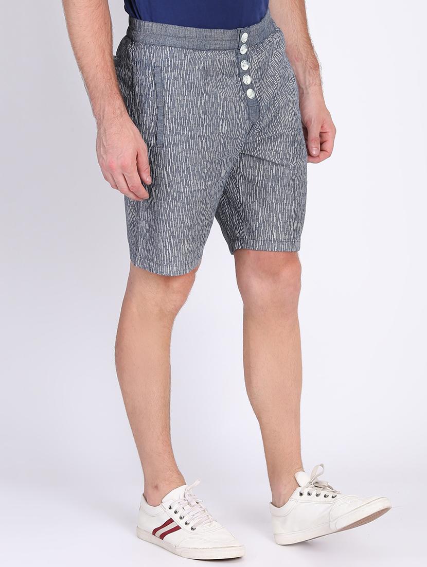 grey printed shorts - 16701824 - Zoom Image - 2