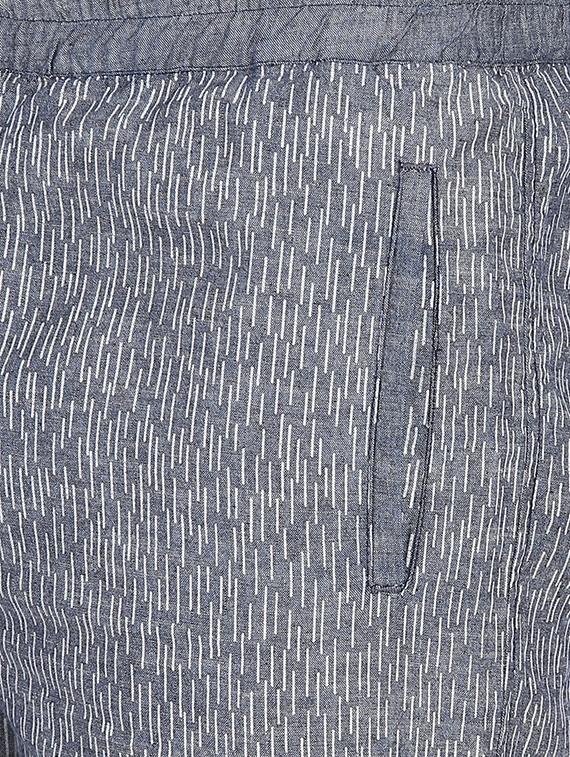 grey printed shorts - 16701824 - Zoom Image - 5