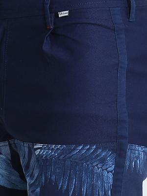 dark blue printed bermuda shorts - 16701825 - Standard Image - 5
