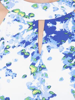 halter neck printed sheath dress - 16701873 - Standard Image - 5