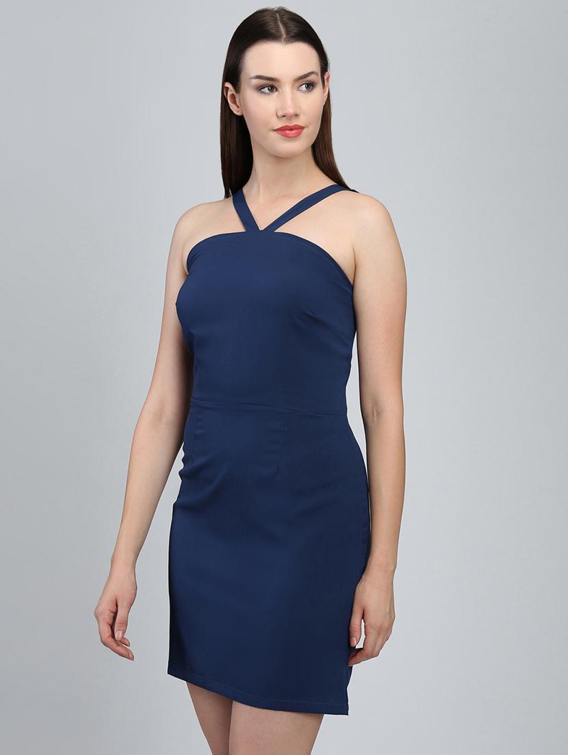 frilled tie back sheath dress - 16701904 - Zoom Image - 2
