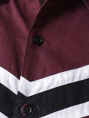 red printed casual shirt - 16702055 - Standard Image - 5