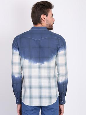 multi checkered casual shirt - 16702057 - Standard Image - 3