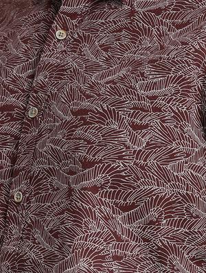brown printed casual shirt - 16702079 - Standard Image - 5