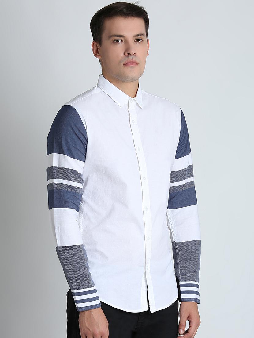 white striped casual shirt - 16702095 - Zoom Image - 2