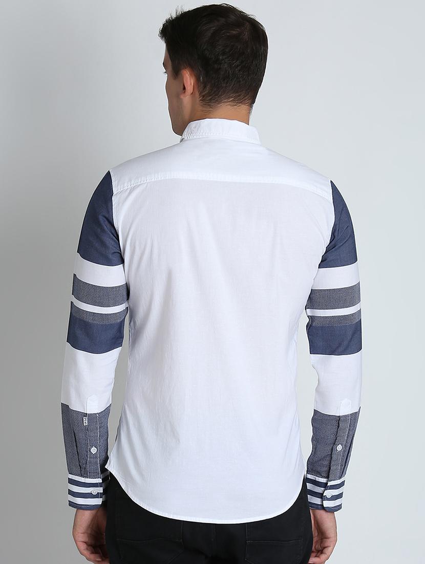 white striped casual shirt - 16702095 - Zoom Image - 3