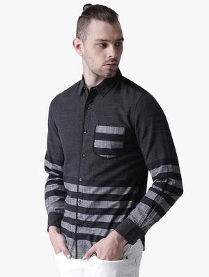 black printed casual shirt - 16702098 - Standard Image - 2