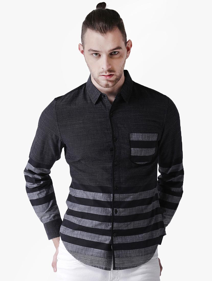 black printed casual shirt - 16702098 - Zoom Image - 1