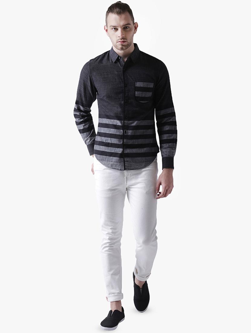 black printed casual shirt - 16702098 - Zoom Image - 4