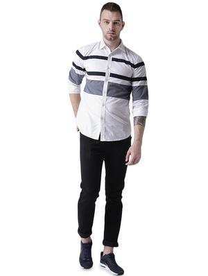 white striped casual shirt - 16702128 - Standard Image - 4