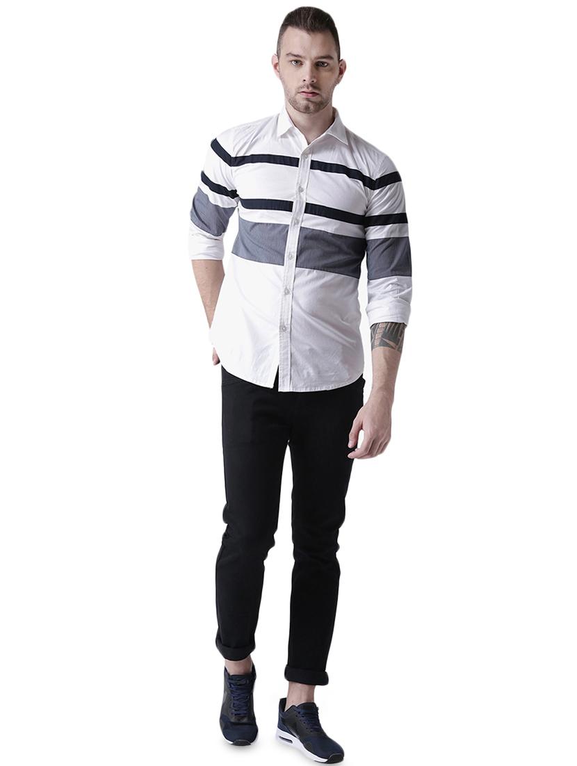 white striped casual shirt - 16702128 - Zoom Image - 4